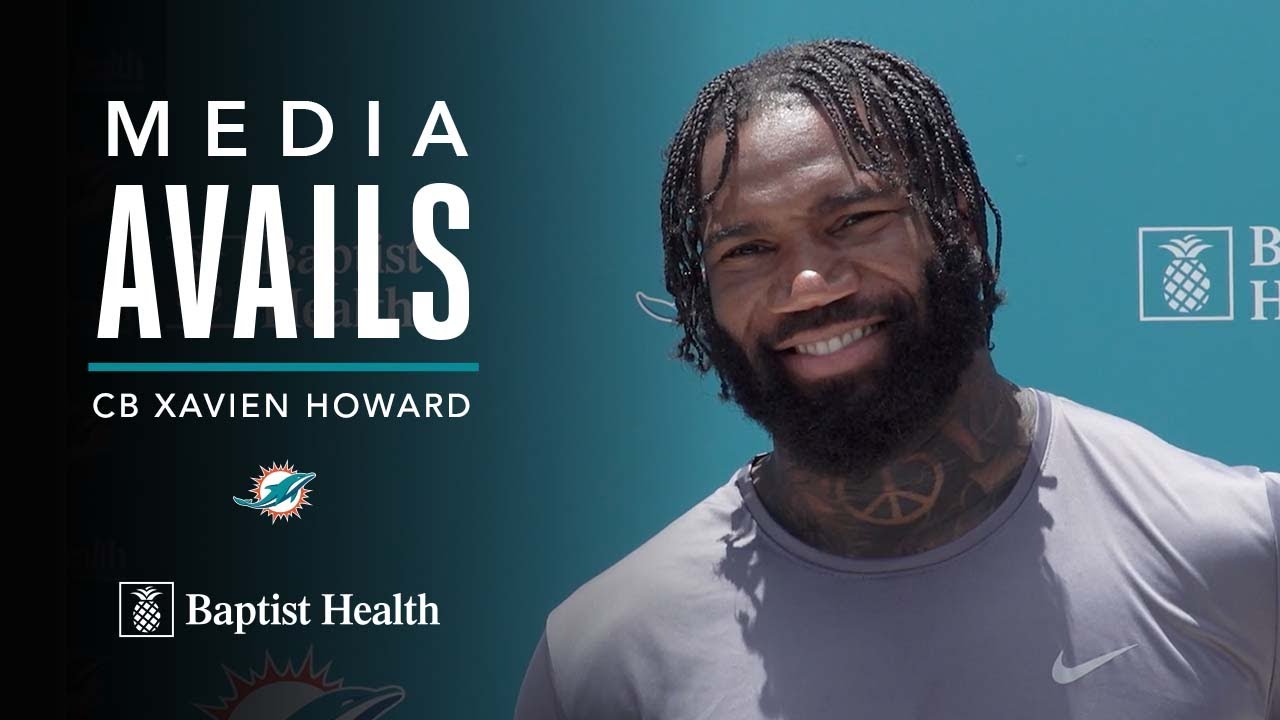 XAVIEN HOWARD MEETS WITH THE MEDIA | MIAMI DOLPHINS