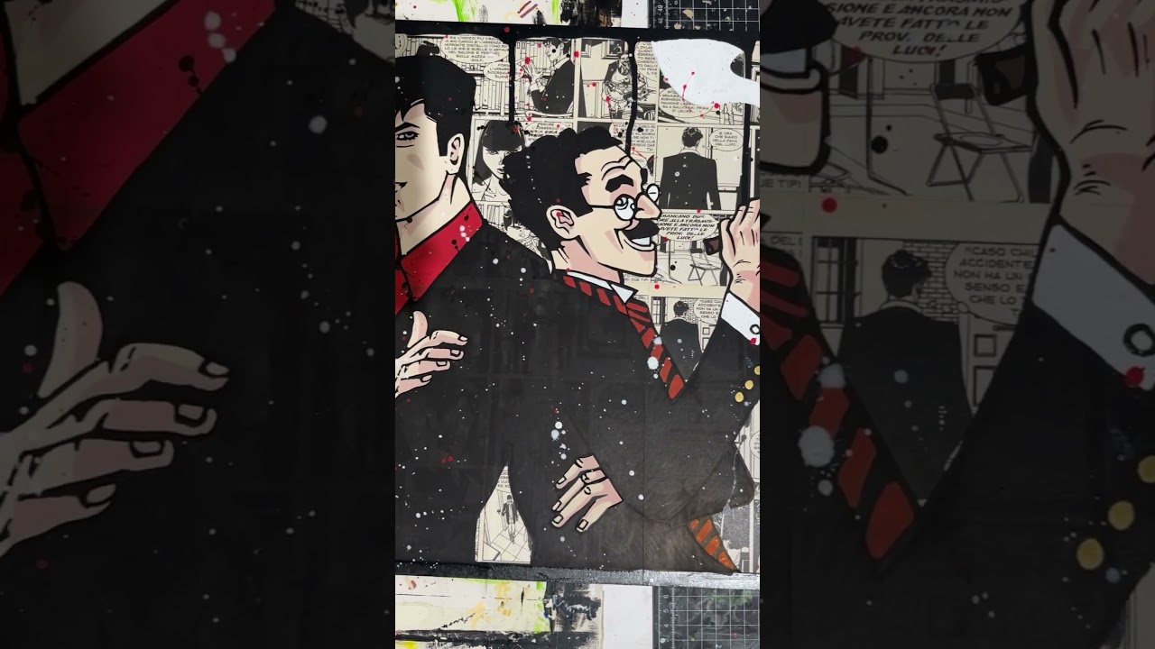 Dylan Dog e Groucho street art