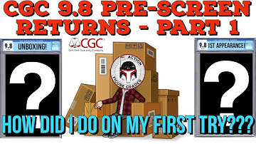 First Ever CGC 9.8 Pre-Screen | Unpressed 38 Book Batch | How Did I Do?