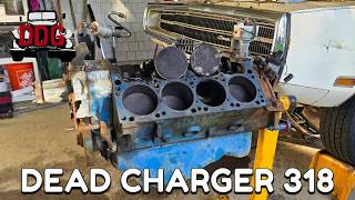 Small Block Down - Blown Up 1970 Dodge Charger 318 Removal, Teardown, And Failure Diagnosis