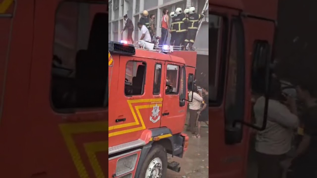 Thrilling Rescue operation by MUMBAI FIRE BRIGADE, at Dahisar, Mumbai on 06/09/2025