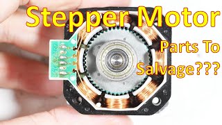 What Can You Salvage From A Stepper Motor? (4K) by tsbrownie 414 views 3 months ago 4 minutes, 51 seconds