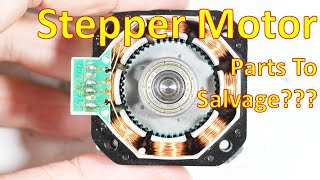 Stepper Motor Parts Salvaging (4K)