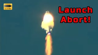 New Shepard NS3 Booster Failure + Slow Motion! (12 Sep 2022)