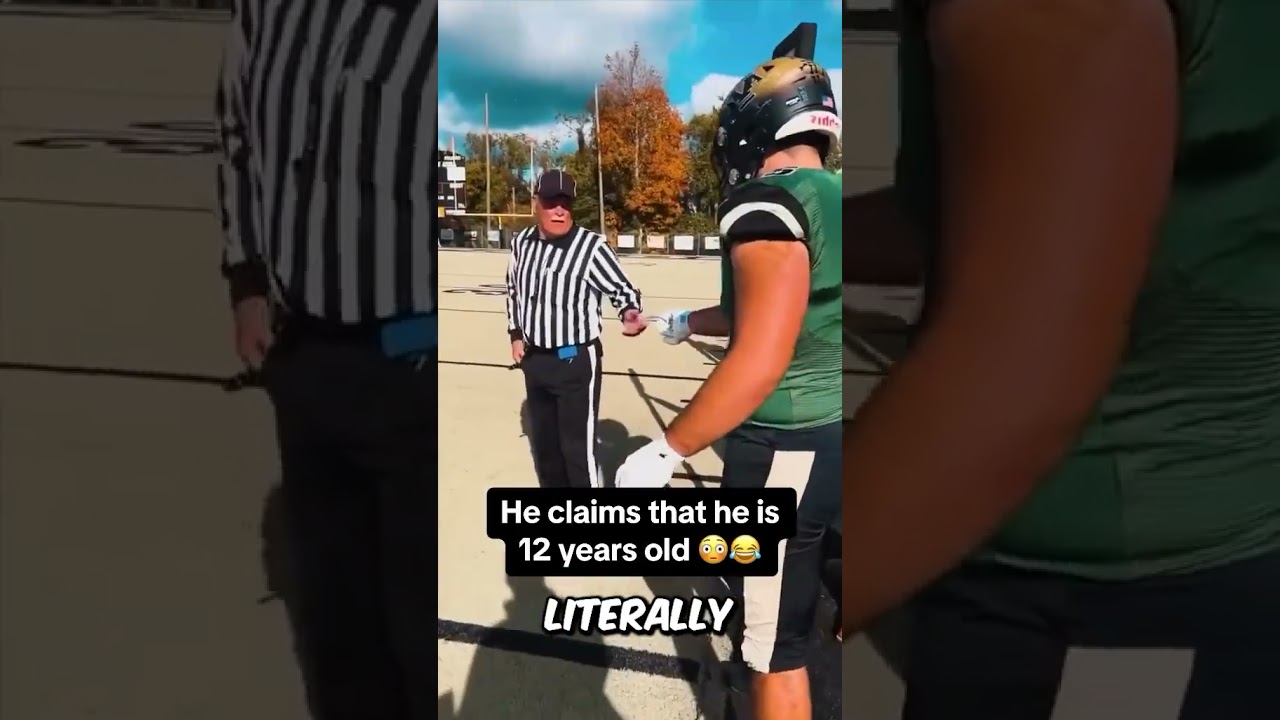 САМЫЙ БОЛЬШОЙ игрок в американский футбол в средней школе