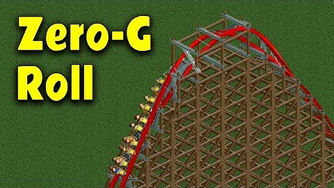 Zero G-Rolls, Medium Loops, & Large Corkscrews in RollerCoaster Tycoon 2