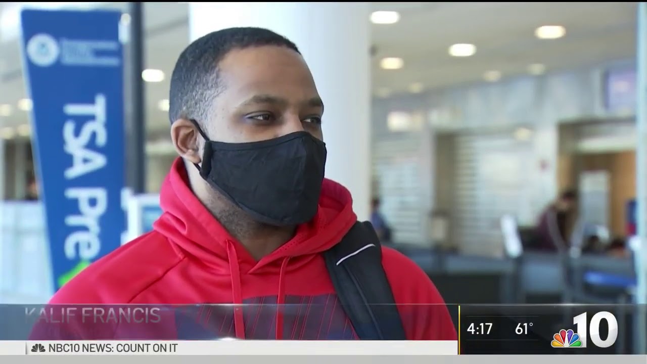 Philadelphia International Airport Still Getting Holiday Rush Amid Pandemic | NBC10 Philadelphia