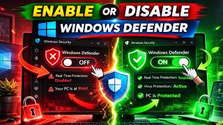 How to Enable or Disable Windows Defender on Windows PC