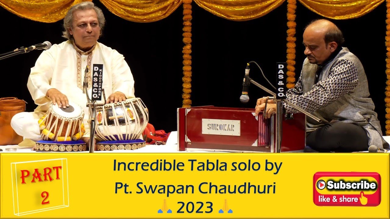 Incredible Tabla Solo By Pt. Swapan Chaudhuri | Chetla Murari Smriti Sangeet Sammilani 2023 Part 2