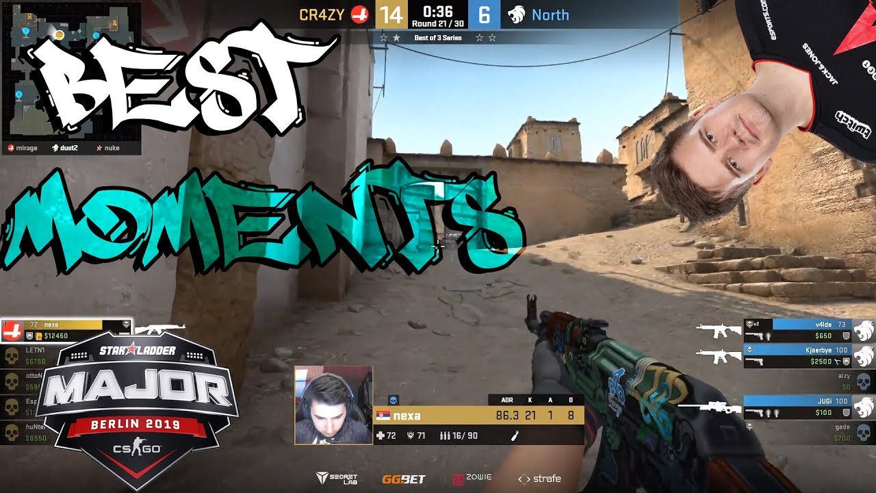 Best moments EU Minor - StarLadder Major 2019 / Лучшие моменты минора eu 2019 (cs go)