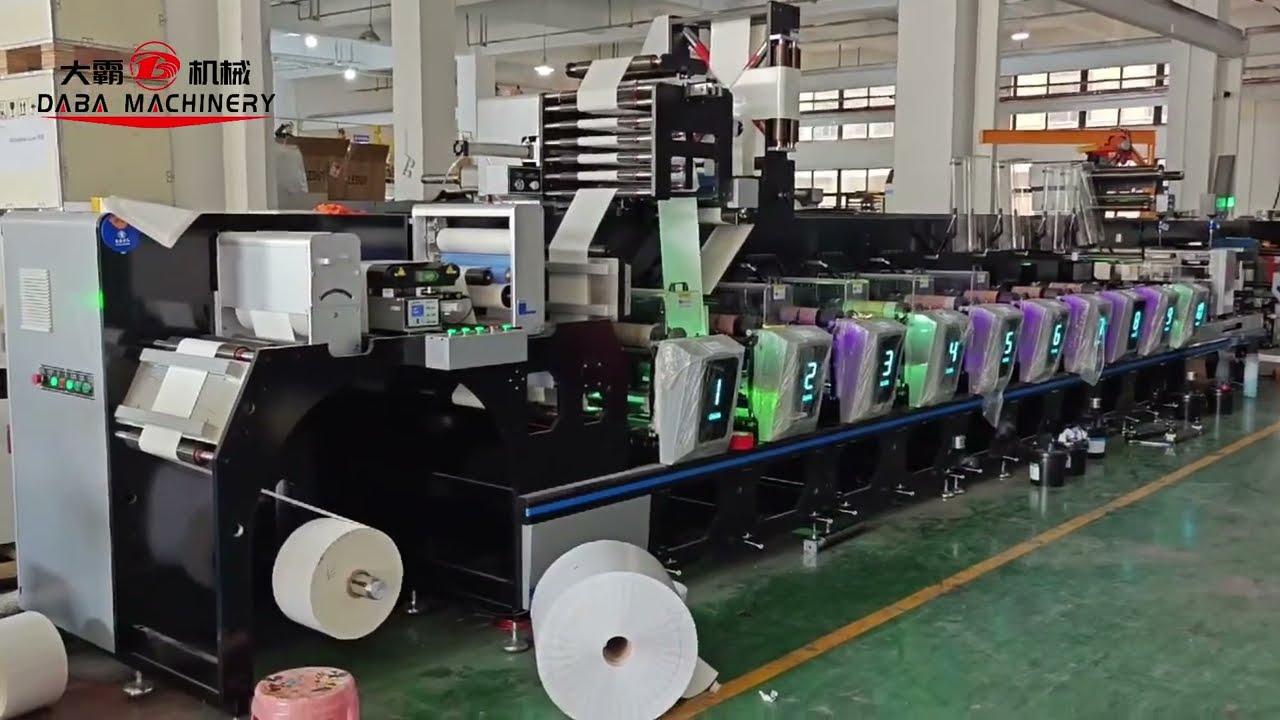 Daba 8 Color Unit Type Flexo Printing Machine to Nigeria