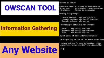 OWSCAN Tool: | Website Information Gathering, Scanning, vulnerability, Dns lookup, | What is Owscan.