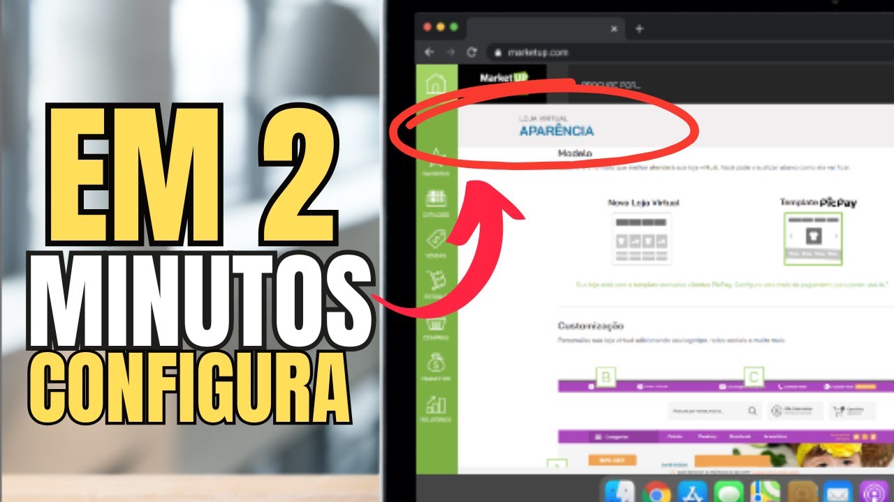 Template para loja virtual GRÁTIS no MARKETUP - Aula 02