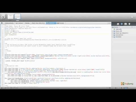 Installing Thesis BP Child Theme Tutorial
