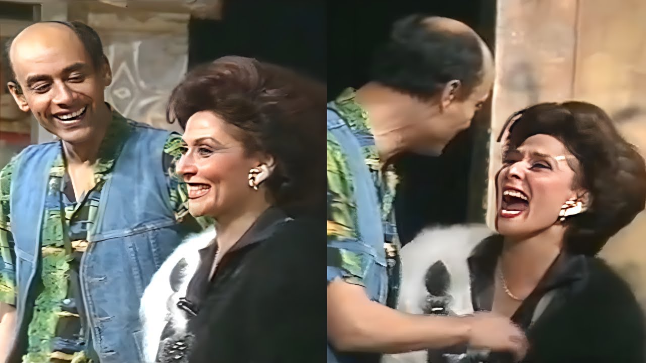 سهير البابلي واحمد بدير مش قادرين يمسكوا نفسهم من الضحك لما خرجوا عن النص واتريقوا على عبدالوهاب 😂😂🤣