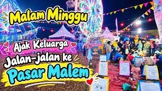 Saturday Night Out at the Night Market | Crowded, Fun & Full of Rides 🎡