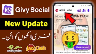Givy Social App New Update | Get 100k coins daily | Givy social Payment Proof screenshot 2