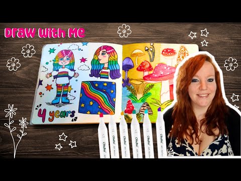 Draw With Me | Celebrating 4 Years on Youtube