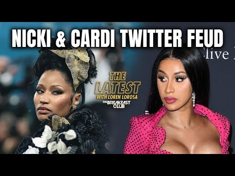 Nicki Minaj &amp; Cardi B Feud Escalates On Twitter: "Cocaine Barbie vs Barney B"