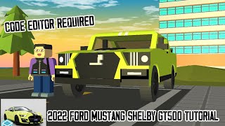 Ford Mustang Shelby Gt500 Tutorial Draw Bricks