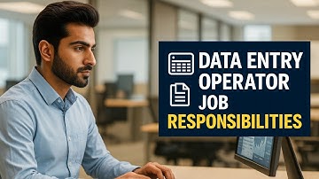Verantwoordelijkheden van een data-invoermedewerker || Hoe werk je als data-operator? || Sollicit...