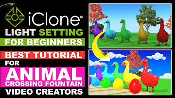 iClone Light Settings Complete Tutorial For Beginners - Best For Animal Crossing Video Creators
