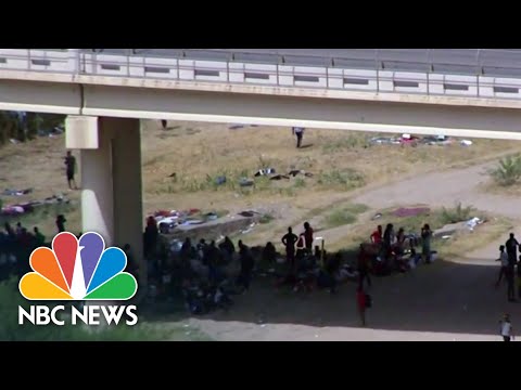Over 12,000 Migrants Gathered Under Texas Bridge