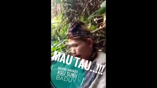 BAHASA LUCU SUKU BADUY