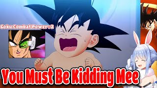 Pekora Funny Reactions To Baby Goku Combat Power In Dragon Ball Z Kakarot Hololive【ENG SUB】