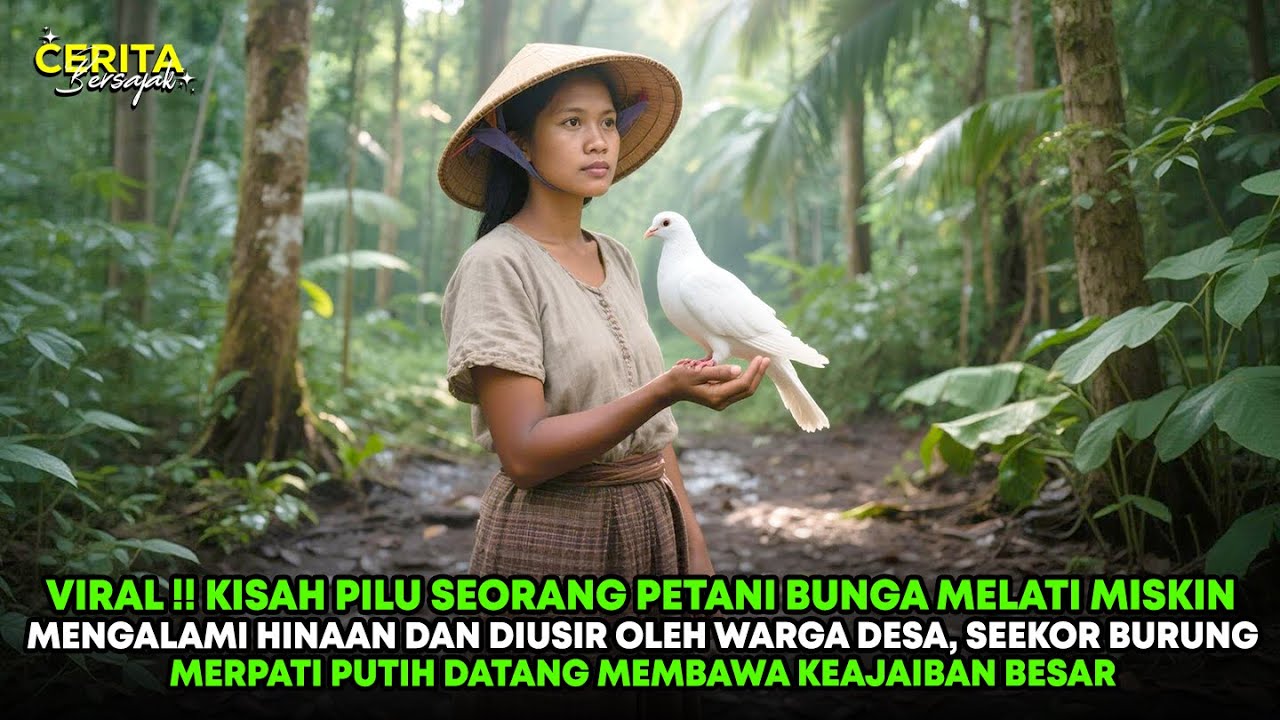 VIRAL !! KISAH PETANI MELATI YANG DIHINA, SEEKOR BURUNG MERPATI PUTIH DATANG MEMBAWA KEAJAIBAN