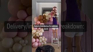 A quick price breakdown for this baby shower boho decor