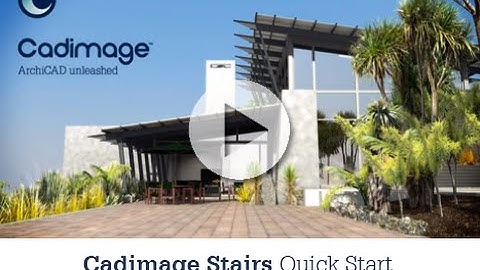 Introduction to Cadimage Stairs in ArchiCAD 18