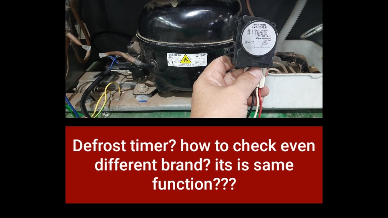 How to check defrost timer without diagram? YouTube