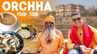 ORCHHA Food Tour I The Coffee Man of Orchha, MP | Ramraja Temple   Poori Sabzi   Kalakand   Tikkad