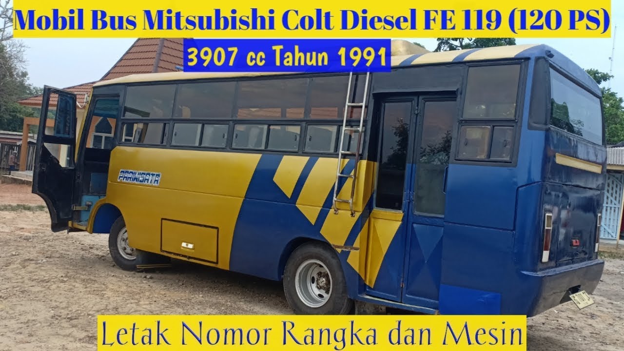 Mobil Bus Mitsubishi Colt  Diesel  FE 119 120  PS  3907 cc Thn 
