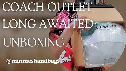 Coach Outlet | Large Rowan | Unboxing #coachoutlet #unboxing #rowan #satchel