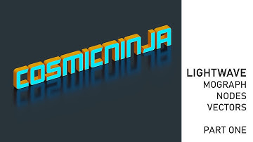 Simple mograph wipe effect in Lightwave using nodes