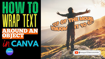 How to Wrap text around an object in Canva Step by Step Tutorial for the Beginner