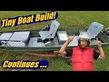 Flooring.. Trolling Motor... Live Well 14/32 TINY BOAT BUILD !!