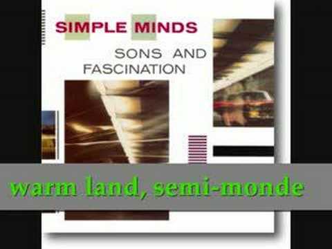 SIMPLE MINDS SONS AND FASCINATION