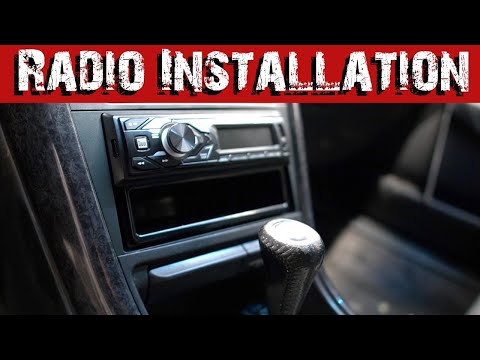 How to install an aftermarket radio really CHEAP!