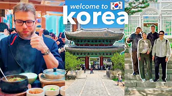 their first time in KOREA! 🇰🇷 mind-blowing food 🥢 exploring seoul’s old neighborhoods & palaces |