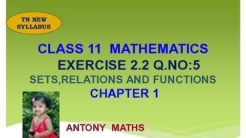 11th Maths | Exercise 2.2 Q.No.5 | Basic Algebra | solving of inequation | Chapter 2