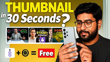 I Made Thumbnails Like Top YouTubers Without Any Skills or Software!