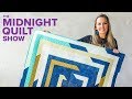 Angela's "Shattered Frames" Stashbusting Strip Quilt | Midnight Quilt Show with Angela Walters