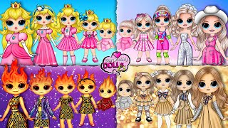 Elemental Ember, Princesa Peach, M3Gan, Barbie Creciendo! - Manualidades de Papel