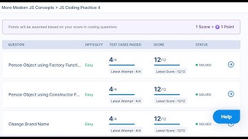 More Modern Concepts JS Essentials JS Coding Practice 4 Answers |Nxtwave Intensive 2.0| No Audio