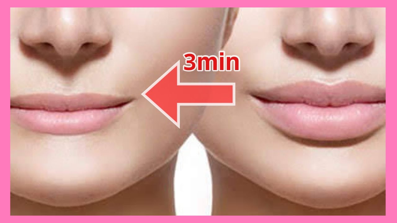 3mins Get Slimmer  Thinner Lips Naturally with this Massage  Exercises  Reduce Mouth Sagging