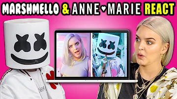 MARSHMELLO & ANNE-MARIE REACT TO THEMSELVES (Friends)