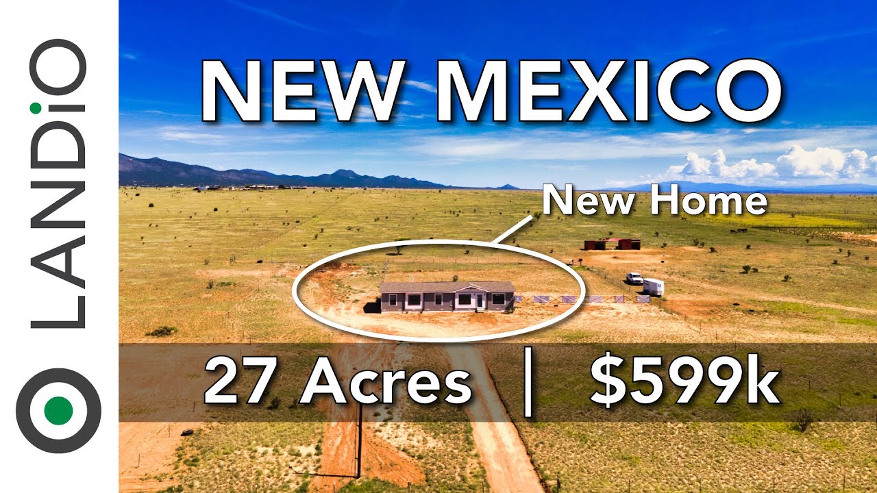 27 Acre Horse Property for Sale in New Mexico with New Home • LANDIO